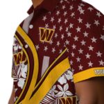 custom-washington-commanders-floral-wave-burgundy-white-hawaiian-shirt-best-selling