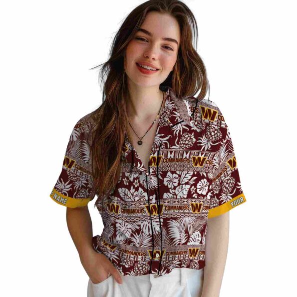 custom-washington-commanders-tribal-stripes-burgundy-white-hawaiian-shirt-latest-model custom washington commanders tribal stripes burgundy white hawaiian shirt latest model