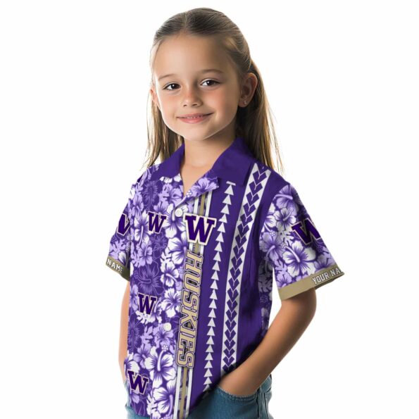 custom-washington-huskies-hibiscus-arrows-purple-white-hawaiian-shirt-premium-grade custom washington huskies hibiscus arrows purple white hawaiian shirt premium grade