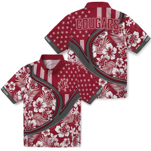 custom-washington-state-cougars-floral-wave-crimson-white-hawaiian-shirt-high-quality custom washington state cougars floral wave crimson white hawaiian shirt high quality