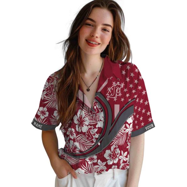 custom-washington-state-cougars-floral-wave-crimson-white-hawaiian-shirt-latest-model custom washington state cougars floral wave crimson white hawaiian shirt latest model