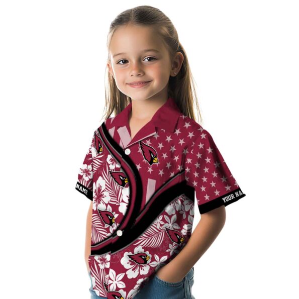 customized-arizona-cardinals-floral-wave-red-white-hawaiian-shirt-premium-grade customized arizona cardinals floral wave red white hawaiian shirt premium grade
