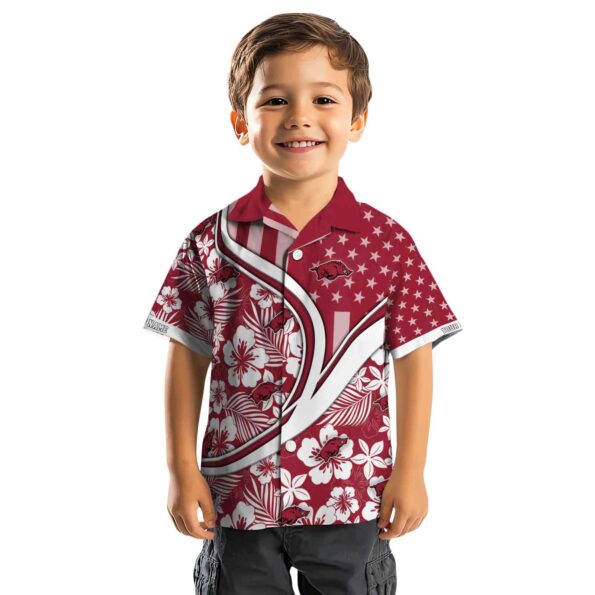 customized-arkansas-razorbacks-floral-wave-red-white-hawaiian-shirt-top-rated customized arkansas razorbacks floral wave red white hawaiian shirt top rated
