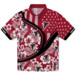 Atlanta Falcons Hawaiian Shirt - Customized Floral Wave Red White 1 customized-atlanta-falcons-floral-wave-red-white-hawaiian-shirt-best-selling