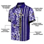customized-baltimore-ravens-hibiscus-arrows-purple-white-hawaiian-shirt-best-selling