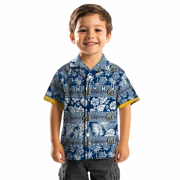 customized california golden bears tribal stripes blue white hawaiian shirt top rated