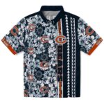 Chicago Bears Hawaiian Shirt - Customized Hibiscus Arrows Blue White 1 customized-chicago-bears-hibiscus-arrows-blue-white-hawaiian-shirt-best-selling