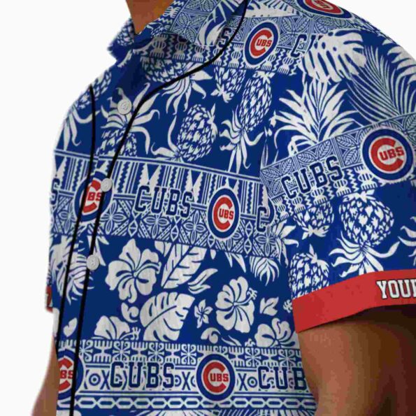 customized-chicago-cubs-tribal-stripes-blue-white-hawaiian-shirt-trendy customized chicago cubs tribal stripes blue white hawaiian shirt trendy