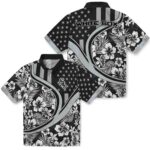 customized-chicago-white-sox-floral-wave-black-white-hawaiian-shirt-best-selling