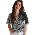 customized-chicago-white-sox-floral-wave-black-white-hawaiian-shirt-best-selling