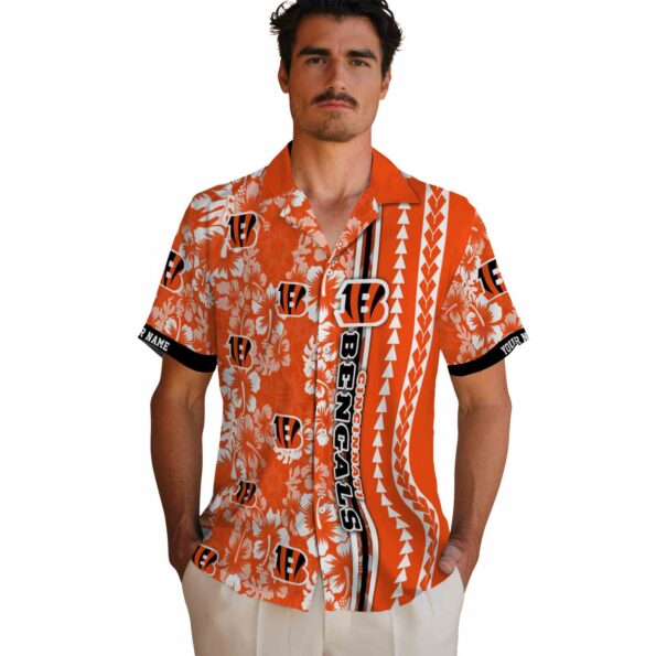 customized-cincinnati-bengals-hibiscus-arrows-orange-white-hawaiian-shirt-fashion-forward customized cincinnati bengals hibiscus arrows orange white hawaiian shirt fashion forward