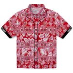 Cincinnati Reds Hawaiian Shirt - Customized Tribal Stripes Red White 1 customized-cincinnati-reds-tribal-stripes-red-white-hawaiian-shirt-best-selling