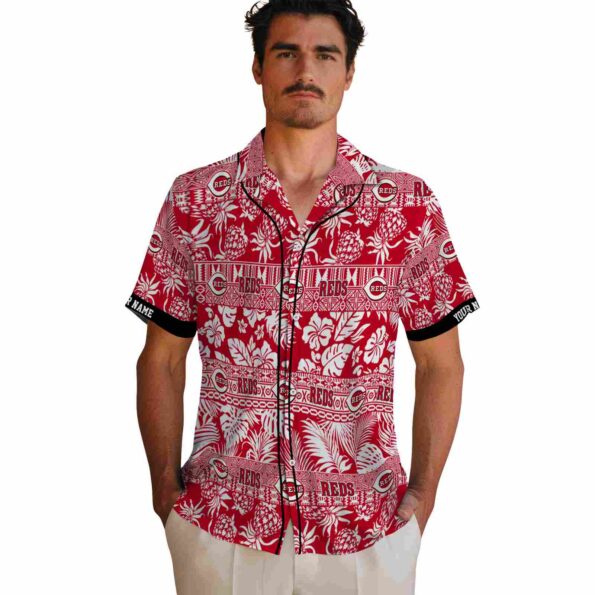 customized-cincinnati-reds-tribal-stripes-red-white-hawaiian-shirt-fashion-forward customized cincinnati reds tribal stripes red white hawaiian shirt fashion forward