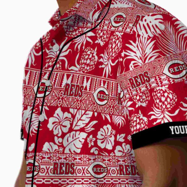 customized-cincinnati-reds-tribal-stripes-red-white-hawaiian-shirt-trendy customized cincinnati reds tribal stripes red white hawaiian shirt trendy