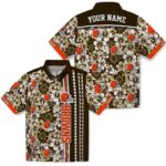 customized-cleveland-browns-hibiscus-arrows-brown-white-hawaiian-shirt-best-selling