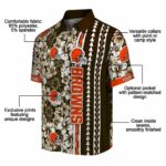 customized-cleveland-browns-hibiscus-arrows-brown-white-hawaiian-shirt-best-selling
