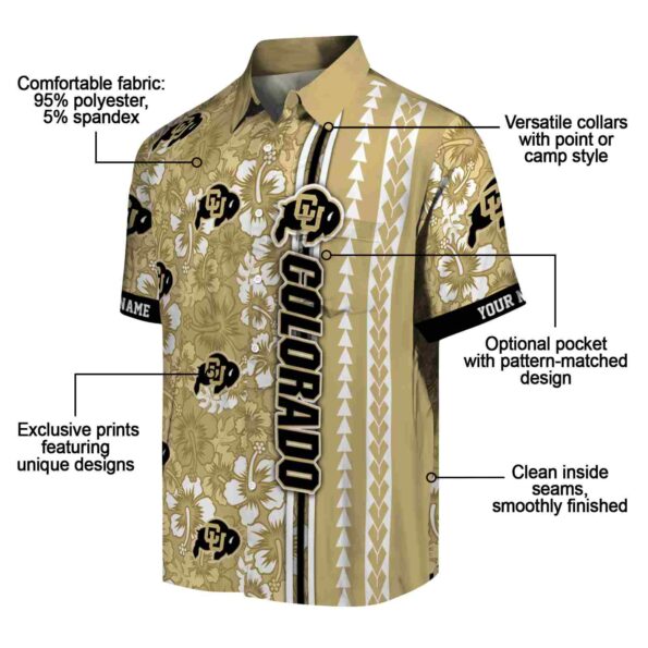 customized-colorado-buffaloes-hibiscus-arrows-gold-white-hawaiian-shirt-new-arrival customized colorado buffaloes hibiscus arrows gold white hawaiian shirt new arrival
