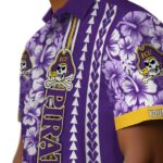 customized-east-carolina-pirates-hibiscus-arrows-purple-white-hawaiian-shirt-best-selling