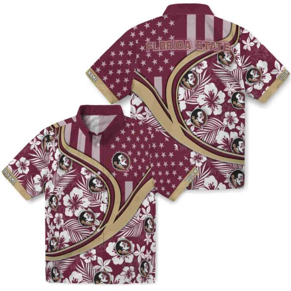 customized-florida-state-seminoles-floral-wave-garnet-white-hawaiian-shirt-high-quality customized florida state seminoles floral wave garnet white hawaiian shirt high quality