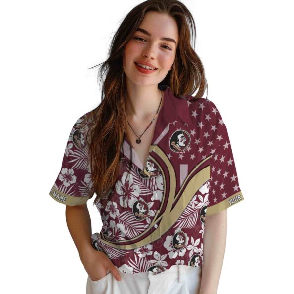 customized-florida-state-seminoles-floral-wave-garnet-white-hawaiian-shirt-latest-model customized florida state seminoles floral wave garnet white hawaiian shirt latest model