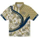 Georgia Tech Yellow Jackets Hawaiian Shirt - Customized Floral Wave Gold White 1 customized-georgia-tech-yellow-jackets-floral-wave-gold-white-hawaiian-shirt-best-selling