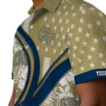 customized-georgia-tech-yellow-jackets-floral-wave-gold-white-hawaiian-shirt-best-selling