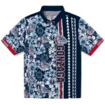 customized-gonzaga-bulldogs-hibiscus-arrows-blue-white-hawaiian-shirt-best-selling