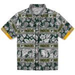 Green Bay Packers Hawaiian Shirt - Customized Tribal Stripes Green White 1 customized-green-bay-packers-tribal-stripes-green-white-hawaiian-shirt-best-selling