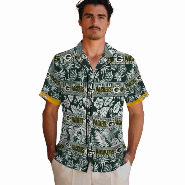 customized-green-bay-packers-tribal-stripes-green-white-hawaiian-shirt-fashion-forward customized green bay packers tribal stripes green white hawaiian shirt fashion forward