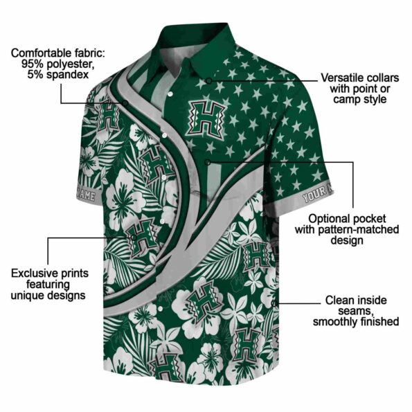 customized-hawaii-rainbow-warriors-floral-wave-green-white-hawaiian-shirt-new-arrival customized hawaii rainbow warriors floral wave green white hawaiian shirt new arrival