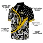 customized-iowa-hawkeyes-floral-wave-black-white-hawaiian-shirt-best-selling