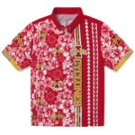 Iowa State Cyclones Hawaiian Shirt - Customized Hibiscus Arrows Red White 1 customized-iowa-state-cyclones-hibiscus-arrows-red-white-hawaiian-shirt-best-selling