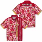customized-iowa-state-cyclones-hibiscus-arrows-red-white-hawaiian-shirt-best-selling