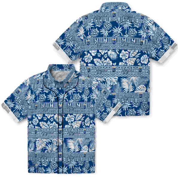 customized-kansas-city-royals-tribal-stripes-royal-blue-white-hawaiian-shirt-high-quality customized kansas city royals tribal stripes royal blue white hawaiian shirt high quality