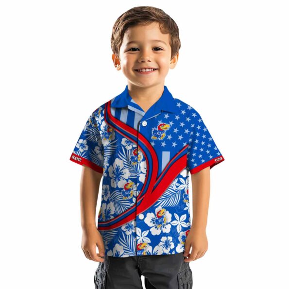 customized-kansas-jayhawks-floral-wave-blue-white-hawaiian-shirt-top-rated customized kansas jayhawks floral wave blue white hawaiian shirt top rated