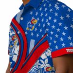 customized-kansas-jayhawks-floral-wave-blue-white-hawaiian-shirt-best-selling