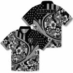 customized-las-vegas-raiders-floral-wave-black-white-hawaiian-shirt-best-selling