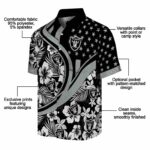 customized-las-vegas-raiders-floral-wave-black-white-hawaiian-shirt-best-selling