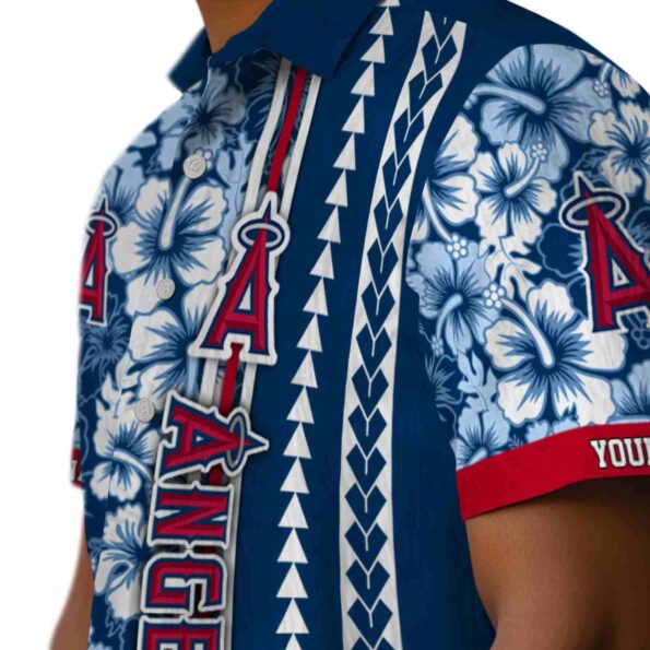 customized-los-angeles-angels-hibiscus-arrows-blue-white-hawaiian-shirt-trendy customized los angeles angels hibiscus arrows blue white hawaiian shirt trendy