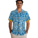 customized-los-angeles-chargers-tribal-stripes-blue-white-hawaiian-shirt-best-selling