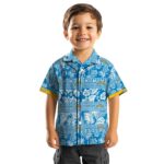customized-los-angeles-chargers-tribal-stripes-blue-white-hawaiian-shirt-best-selling