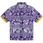 LSU Tigers Hawaiian Shirt - Customized Tribal Stripes Purple White 1 customized-lsu-tigers-tribal-stripes-purple-white-hawaiian-shirt-best-selling