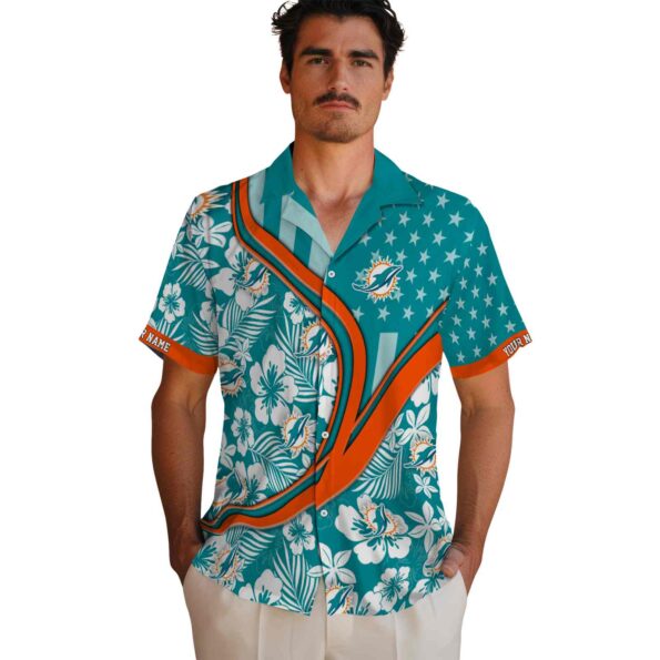 customized-miami-dolphins-floral-wave-aqua-white-hawaiian-shirt-fashion-forward customized miami dolphins floral wave aqua white hawaiian shirt fashion forward