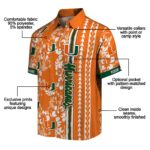 customized-miami-hurricanes-hibiscus-arrows-orange-white-hawaiian-shirt-best-selling
