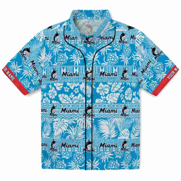 customized-miami-marlins-tribal-stripes-blue-white-hawaiian-shirt-best-selling customized miami marlins tribal stripes blue white hawaiian shirt best selling