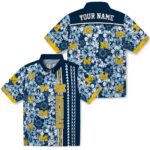customized-michigan-wolverines-hibiscus-arrows-blue-white-hawaiian-shirt-best-selling