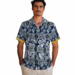 customized-milwaukee-brewers-tribal-stripes-navy-blue-white-hawaiian-shirt-best-selling