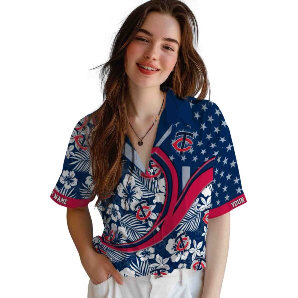 customized-minnesota-twins-floral-wave-navy-white-hawaiian-shirt-latest-model customized minnesota twins floral wave navy white hawaiian shirt latest model