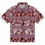 Mississippi State Bulldogs Hawaiian Shirt - Customized Tribal Stripes Maroon White 1 customized-mississippi-state-bulldogs-tribal-stripes-maroon-white-hawaiian-shirt-best-selling