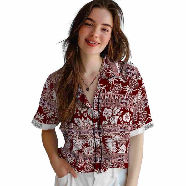 customized-mississippi-state-bulldogs-tribal-stripes-maroon-white-hawaiian-shirt-latest-model customized mississippi state bulldogs tribal stripes maroon white hawaiian shirt latest model